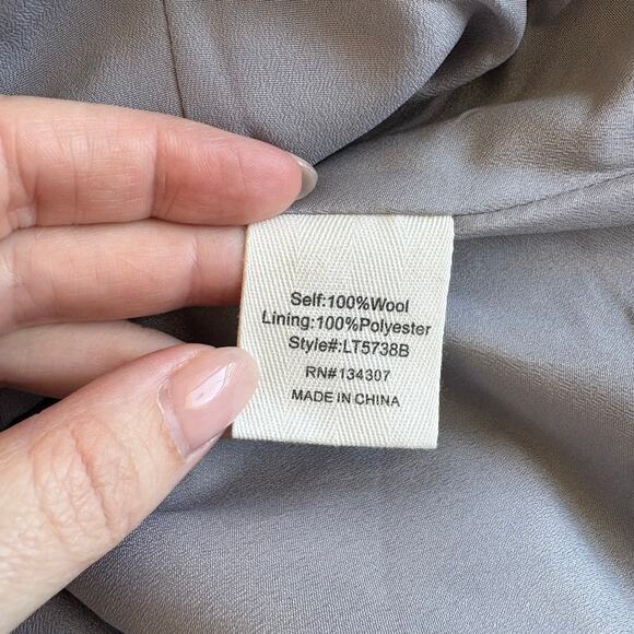 Line & Dot Grey Damson Vest Size S - Picture 5 of 6